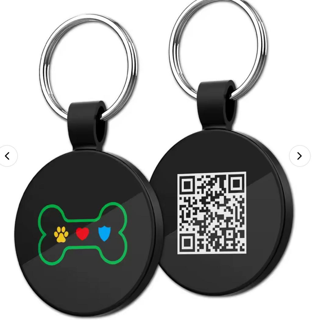 Customizable Pet ID Tag With QR code
